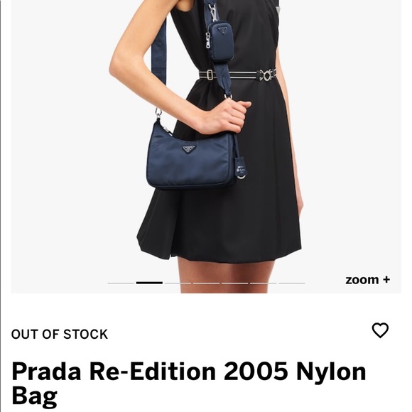 navy authentic prada bag - Picture 2 of 8